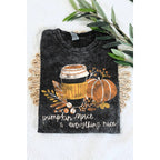 PUMPKIN SPICE MINERAL GRAPHIC TEE-HRTandLUV