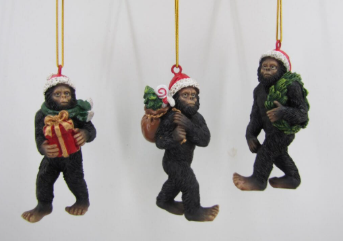 3A BIGFOOT Christmas Ornament 2X4H