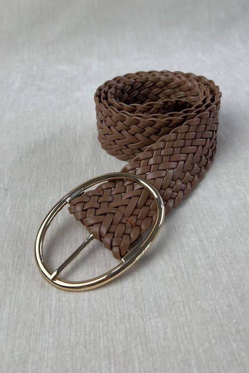 Wide Braided Belt – Great for Dresses & Casual Outfits