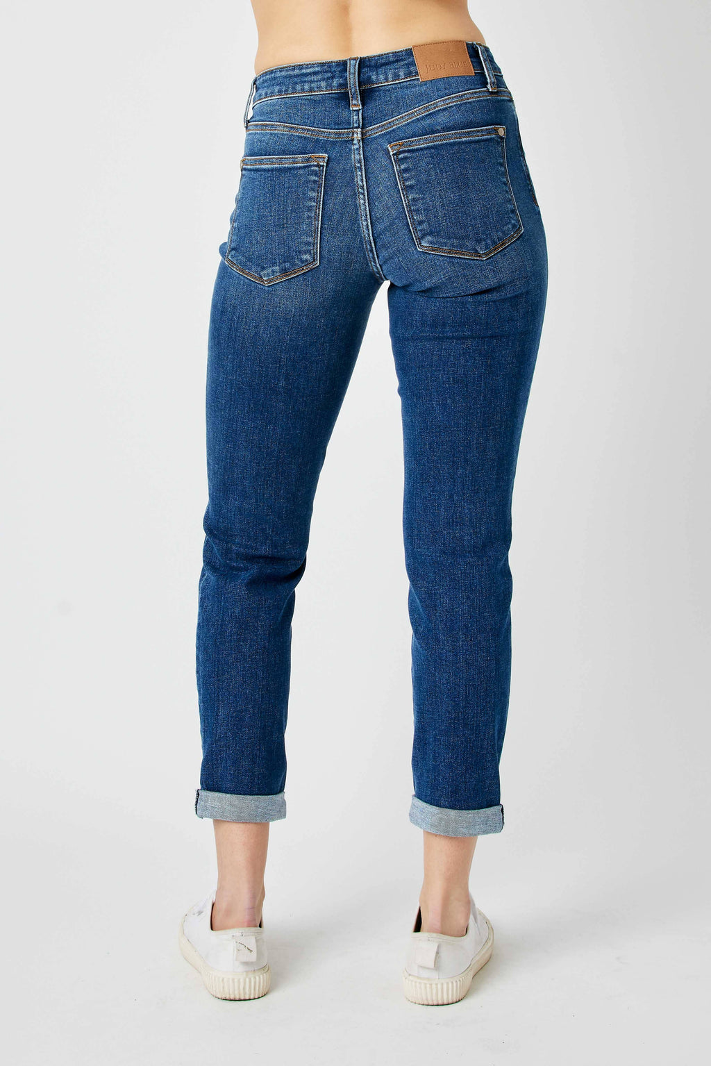 Judy Blue Jeans - Mid Rise Distressed Slim Jean