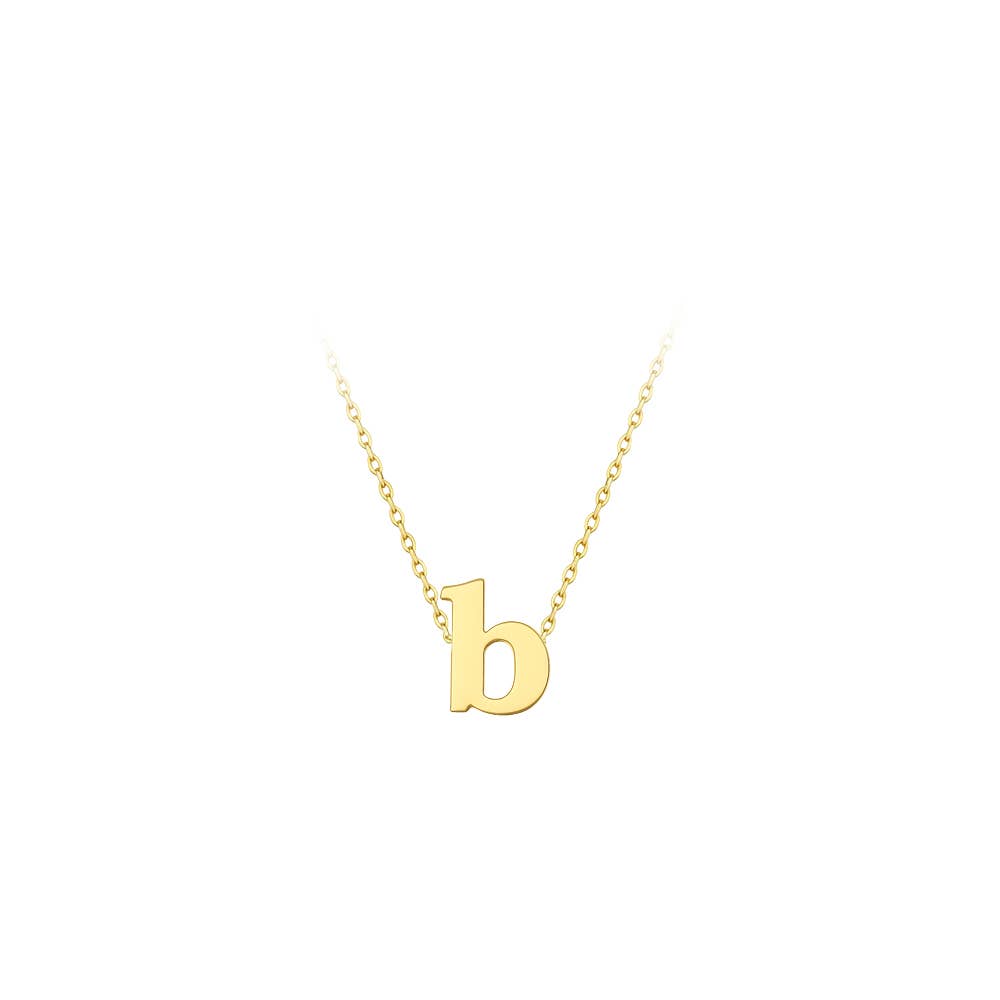 Maya J - Lower Case Mini Initial Necklaces
