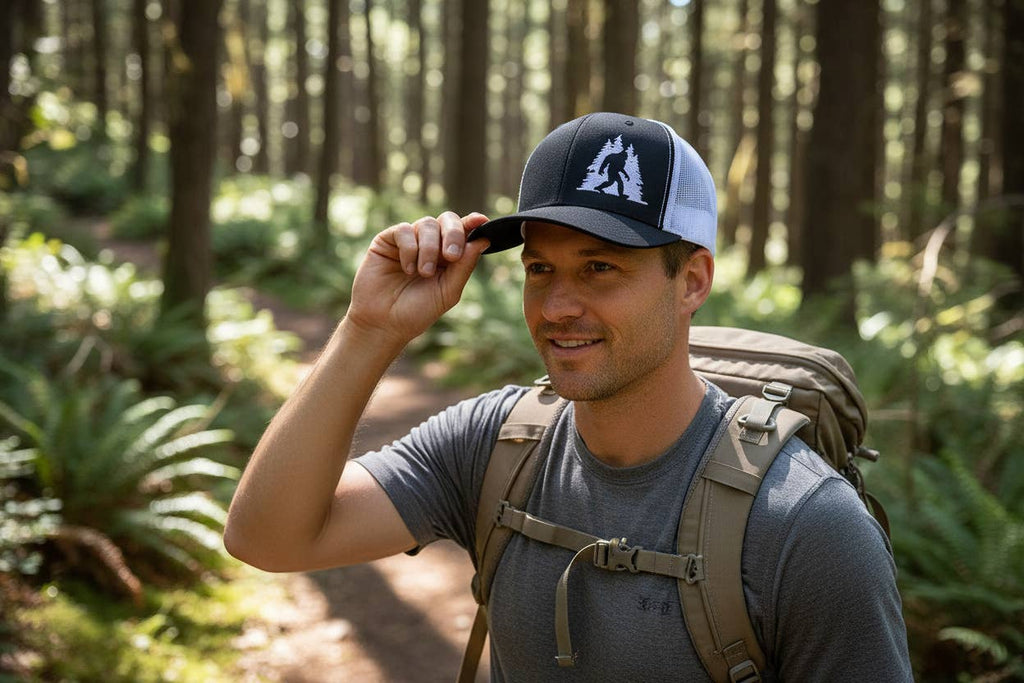 Direction Apparel - Sasquatch in Trees | Curved Bill Trucker