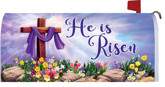 Mailbox Makeover-Cross and Flowers