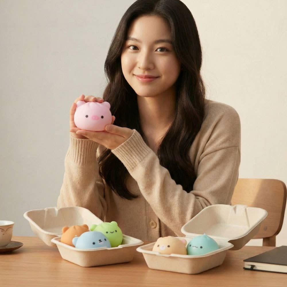 K-Wonderland - Random Animal Dumpling Squishy – Mystery Stress Toy