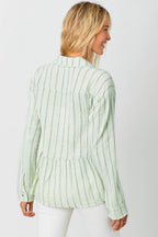April Washed Peplum Jacket