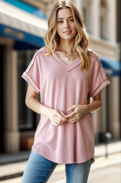 HEIMISH - ET7484-10 SOLID URBAN RIBBED TOP