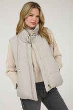 Misty SOLID ZIP UP PUFFER VEST