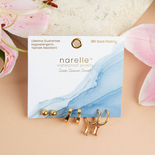 Howard's - Narelle Waterproof Charm Hoop Earring Trio