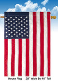 Happy Cow Lawn Decor - USA House Flag