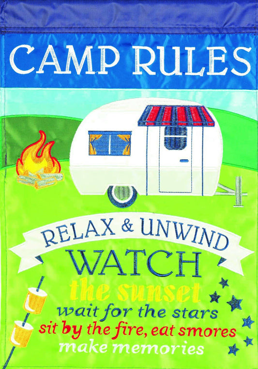 Magnolia - Flag Camp Rules Polyester 13x18