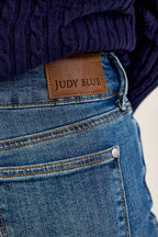 Judy Blue Jeans - HW Petite Flare Tummy Control Double Button WB