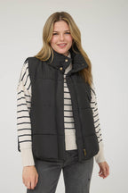 Misty SOLID ZIP UP PUFFER VEST