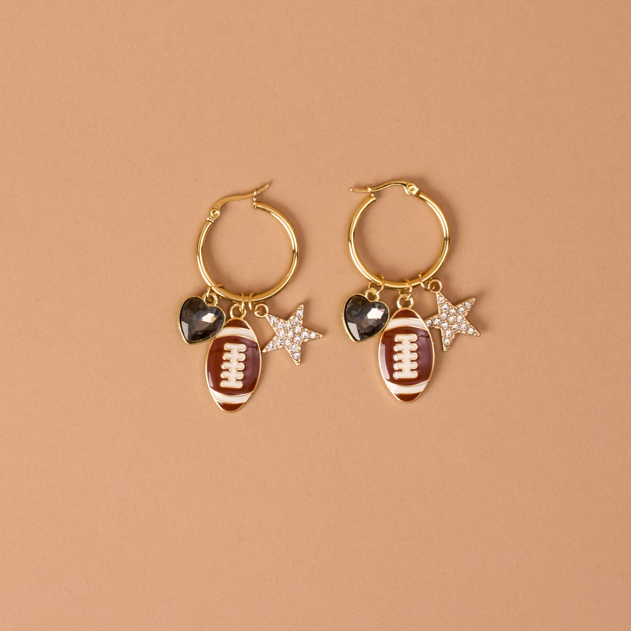 The Darling Effect - Signature Hoop Earrings-Gameday Glitz