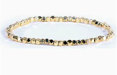 Stretch Squared Bead Bracelet