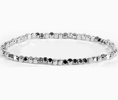 Stretch Squared Bead Bracelet