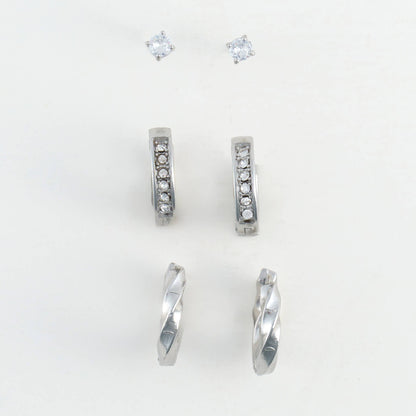 Howard's - Narelle Waterproof Pave Hoop Earring Trio