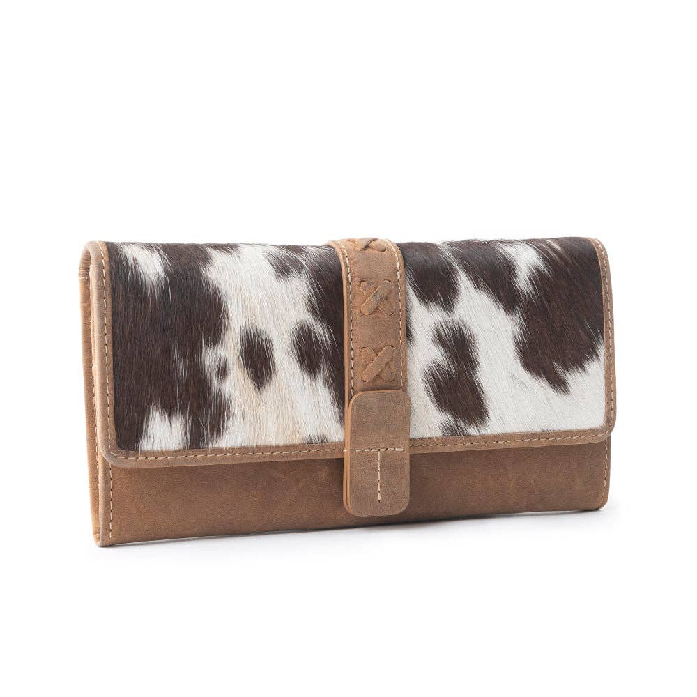 Myra Bag - Wind Rider Wallet In Black & White