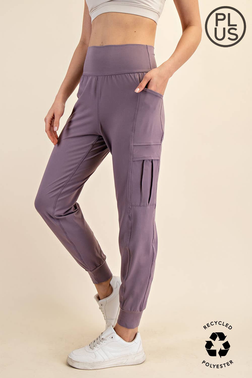 Rae Mode - PLUS SIZE BUTTER JOGGER WITH SIDE POCKETS
