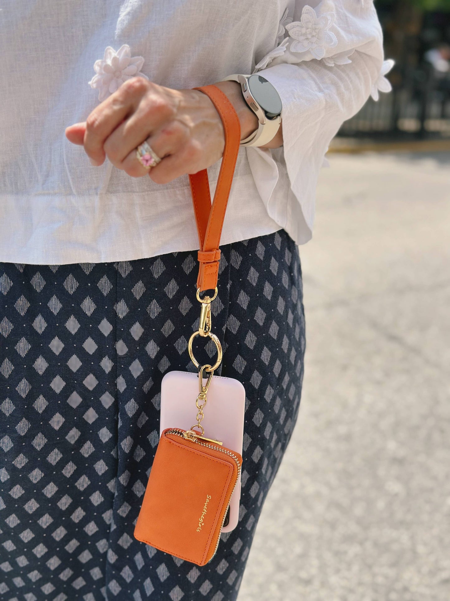 Save The Girls - Clip & Go Strap with Pouch Brushed Vegan Leather Collection