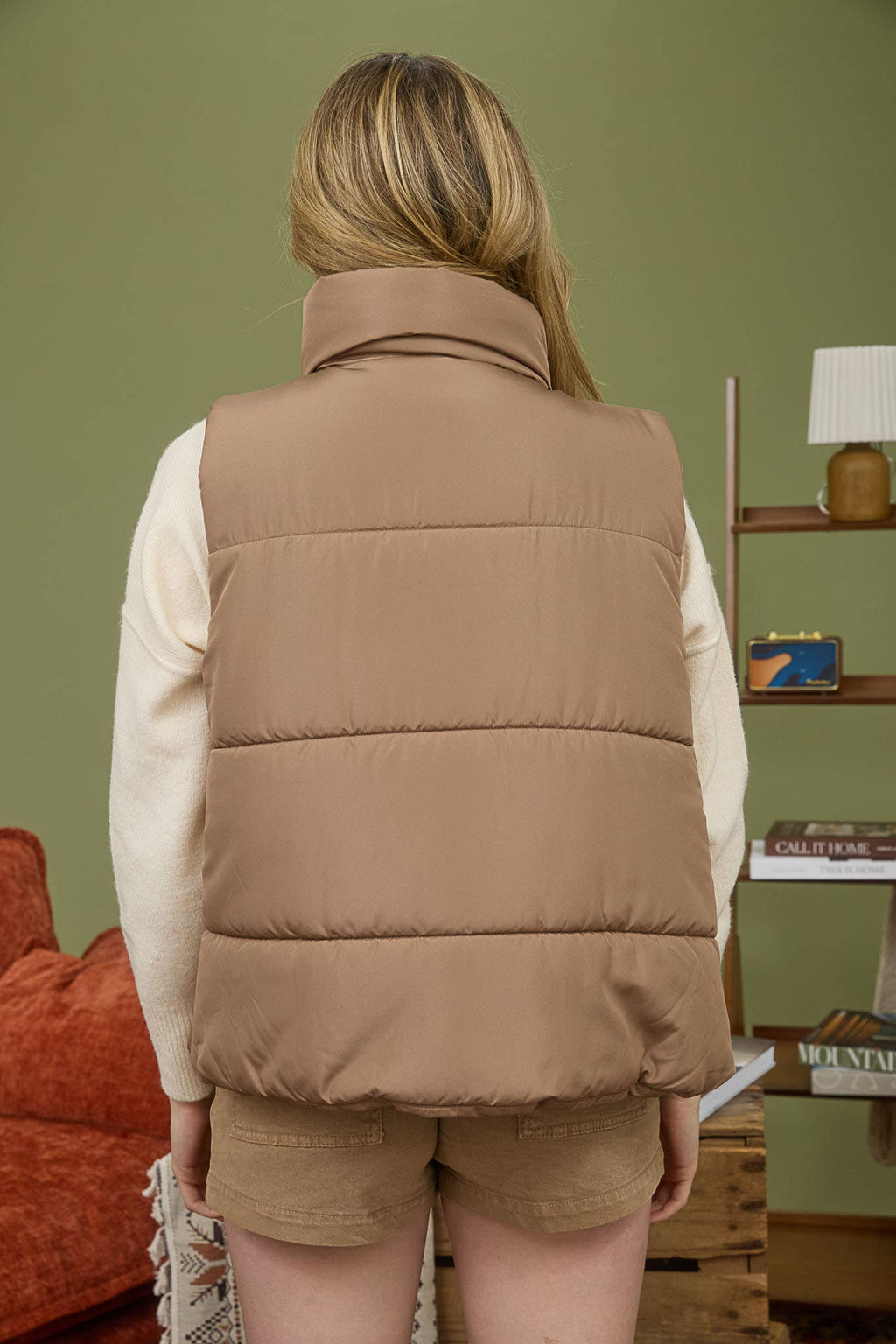 Misty SOLID ZIP UP PUFFER VEST