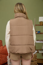 Misty SOLID ZIP UP PUFFER VEST