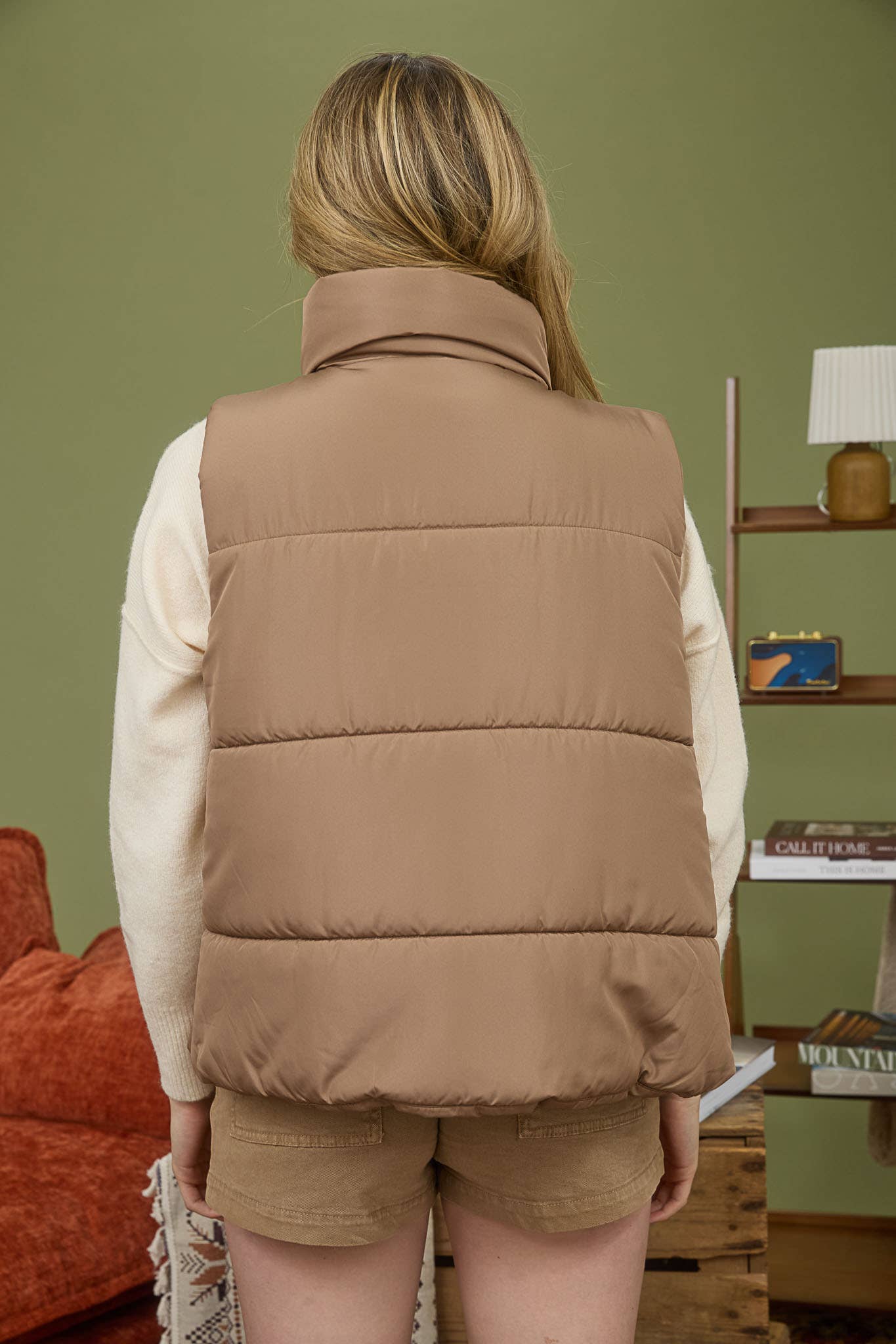 Misty SOLID ZIP UP PUFFER VEST