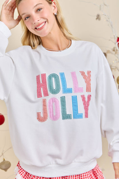 Main Strip - Holly Jolly Multicolor Gingham Pullover – Ready to Ship🎄