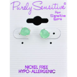 Purely Sensitive Silver Tone Earrings PIERCED