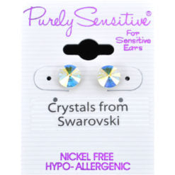 Purely Sensitive Silver Tone Earrings PIERCED