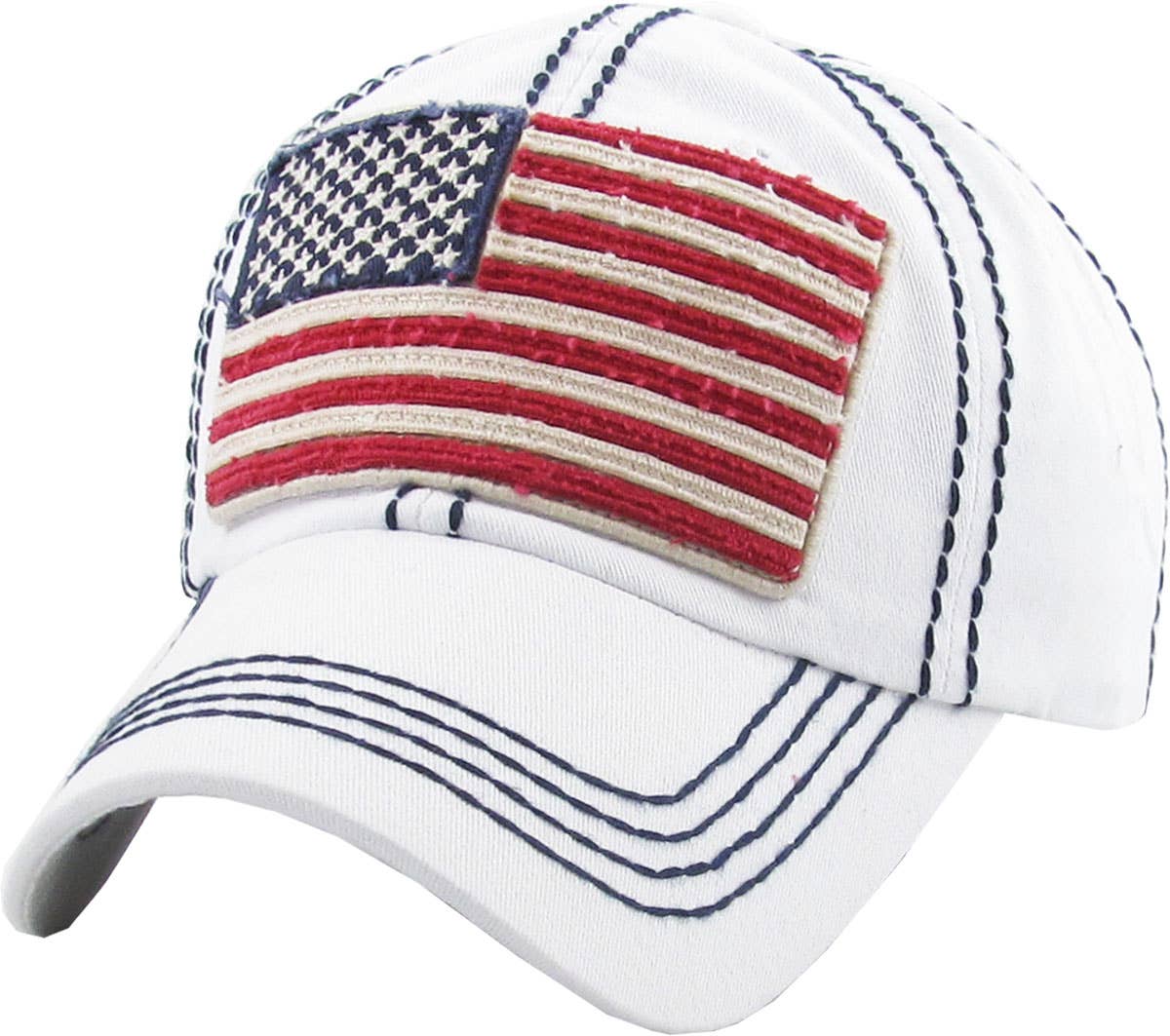 USA Flag Vintage Ballcap