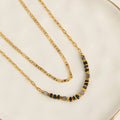 Howard's - Waterproof Necklace 15" Double Row Apatite Station Narelle