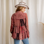 Young Threads - Limited Edition Sweater Knit Jhabla Top with Graceful Tiers