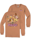 simply southern - Long Sleeve Mama T-Shirt CHSTNT