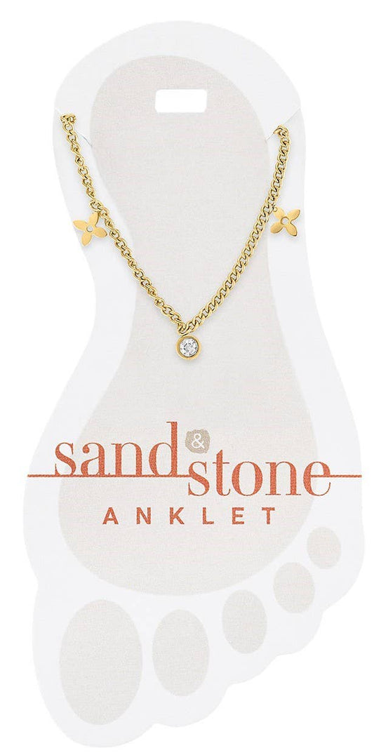 Sand and Stone Anklets