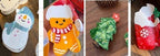 JOSSLYN by wall to wall - CHRISTMAS TREE SANTA SNOWMAN HAIR CLAW CLIPS |