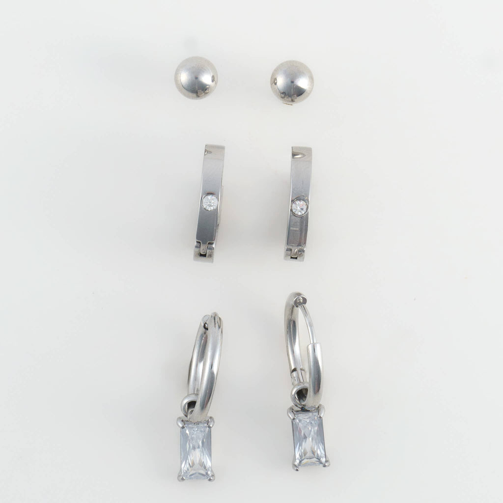 Howard's - Narelle Waterproof Charm Hoop Earring Trio