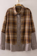 Amy Plaid Patchwork Shirt