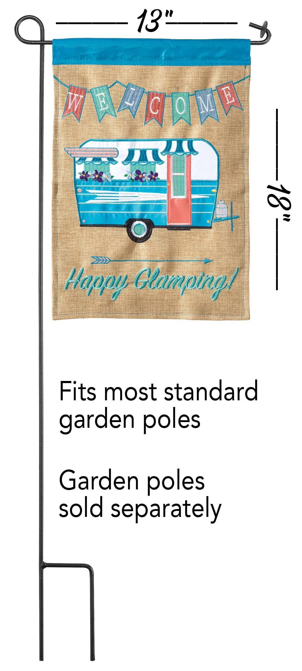 Magnolia - Garden Happy Glamping Flag