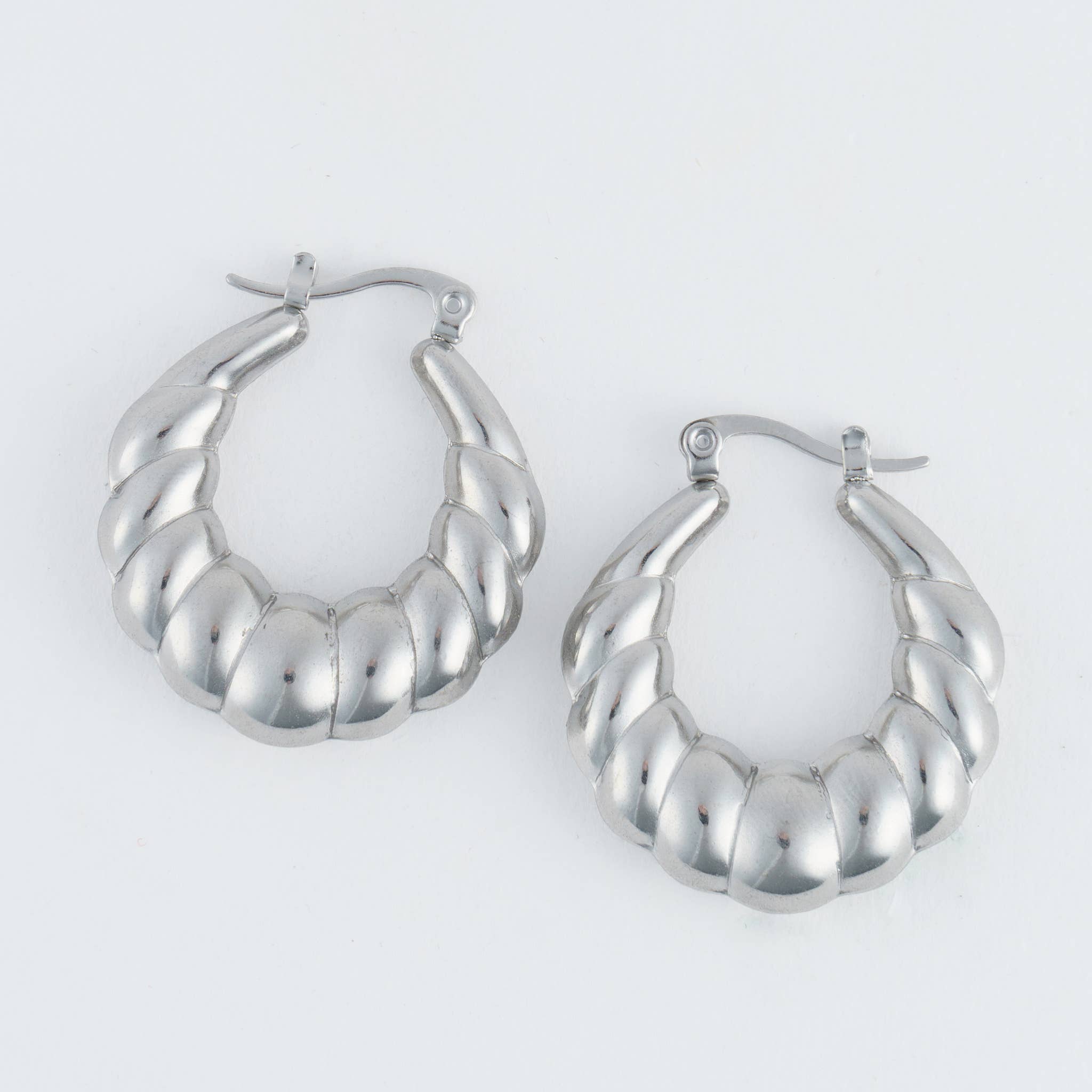 Howard's - Narelle Waterproof Twisted Chunky Hoop Earrings