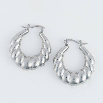 Howard's - Narelle Waterproof Twisted Chunky Hoop Earrings