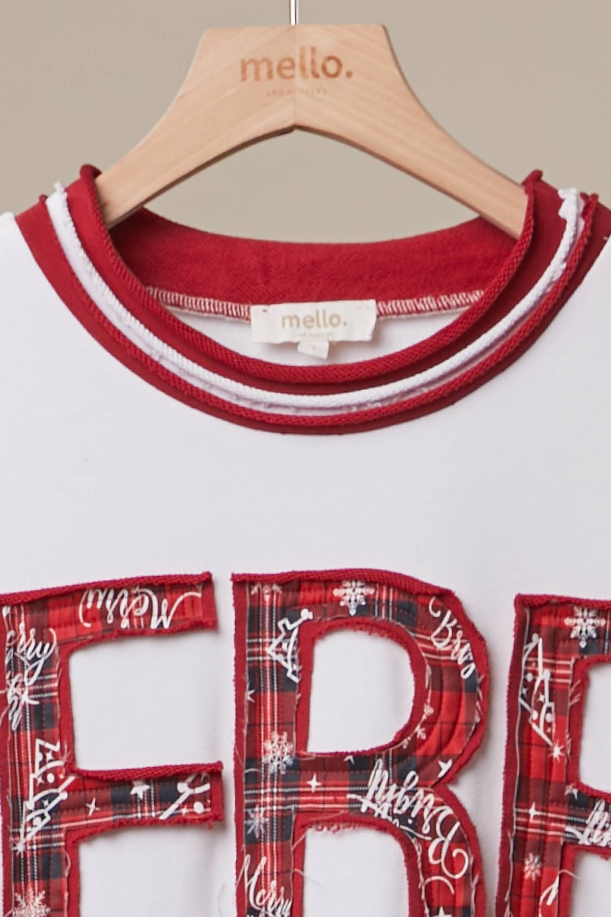 Mello. - Holiday Merry Christmas Letter Sweatshirt