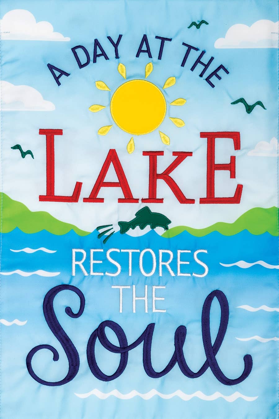 Applique-Lake Soul-FM - 12” x 18”