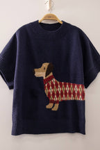 Buddy Dog Graphic Short Sleeve Knit