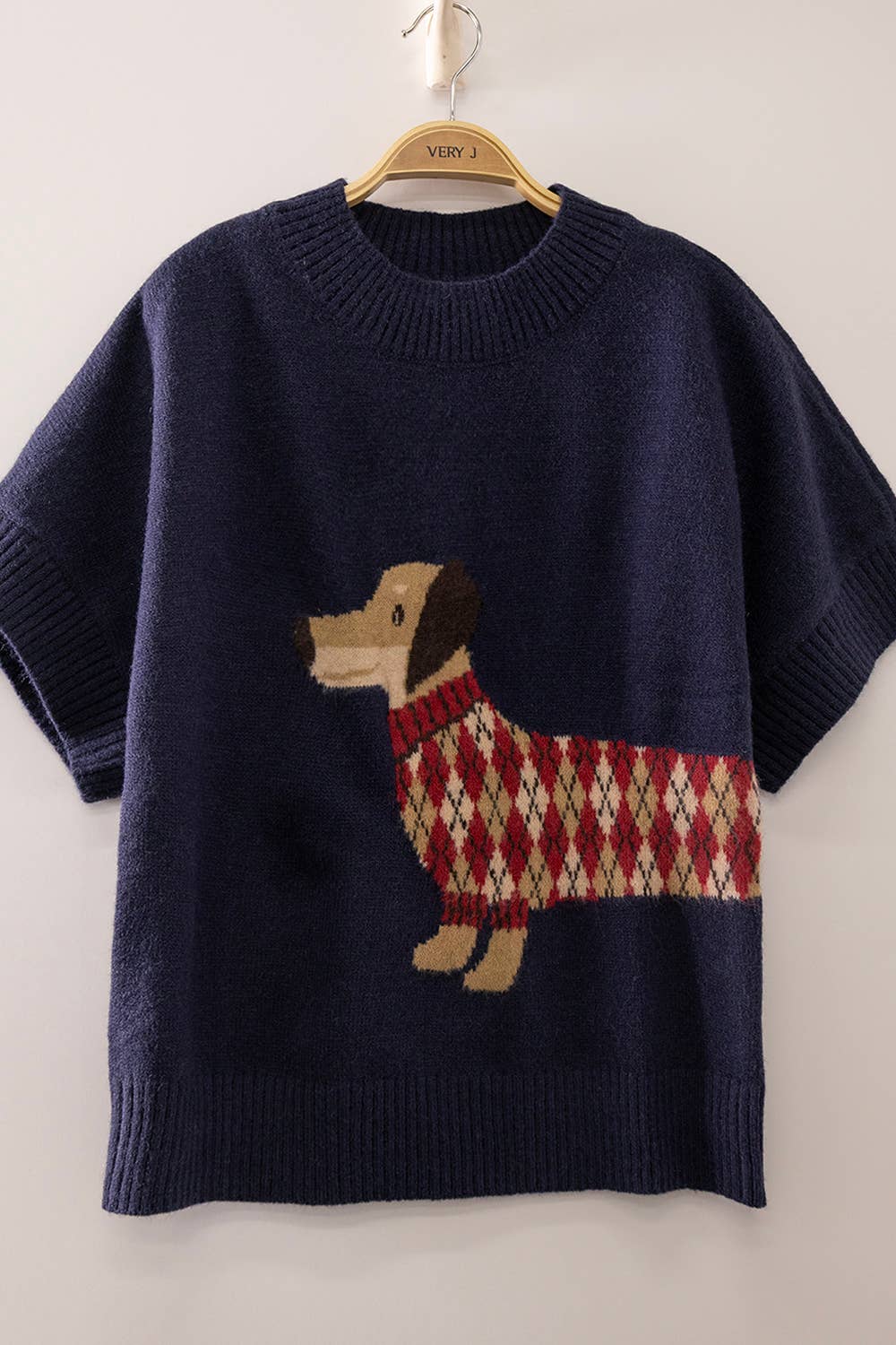 Buddy Dog Graphic Short Sleeve Knit