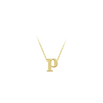 Maya J - Lower Case Mini Initial Necklaces