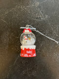 Hailey Mini Snow Globe Ornament