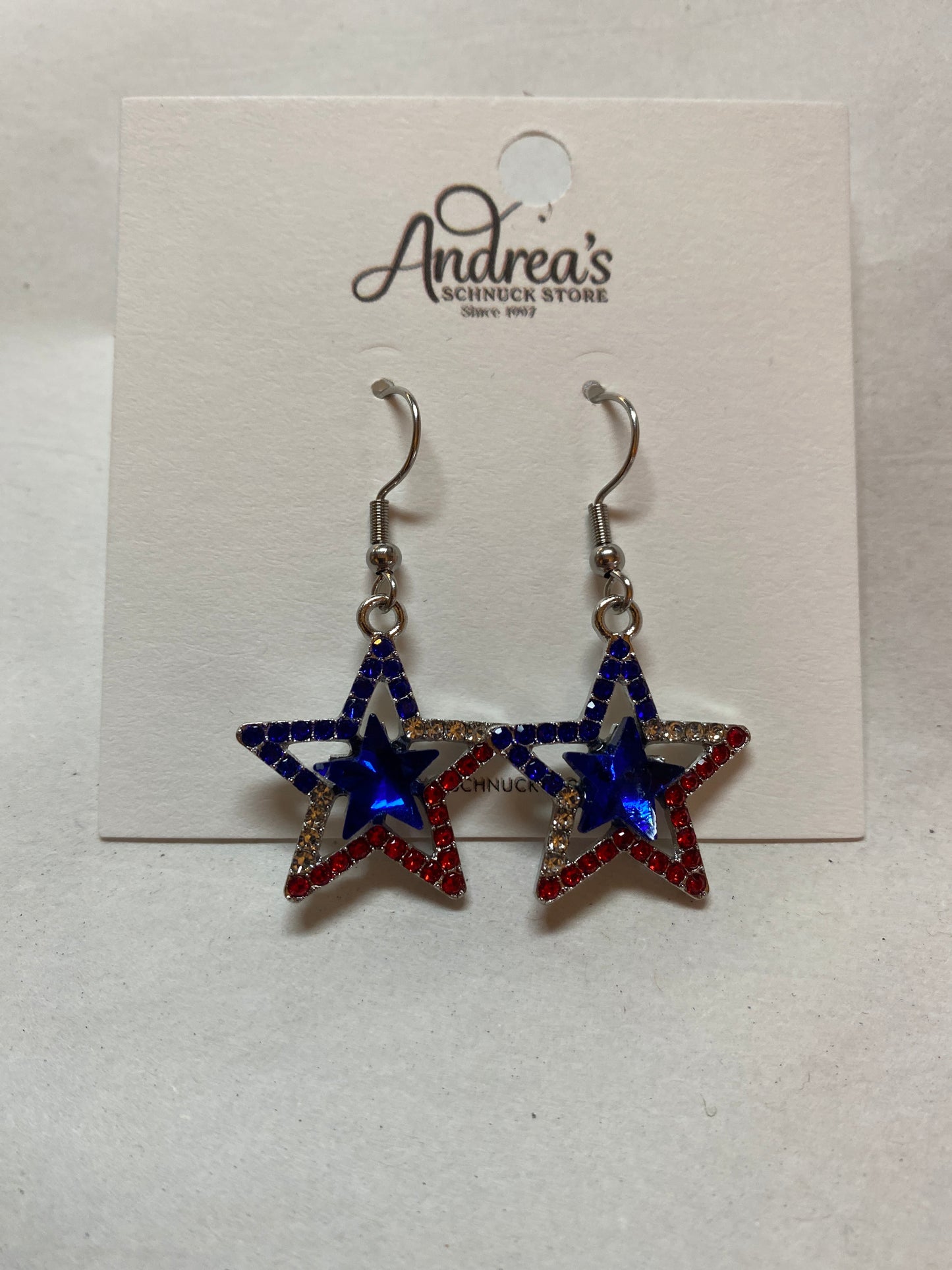 Patriotic Star Earrings