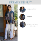 Artistic Fusion: Overdyed Jhabla Top With Emb