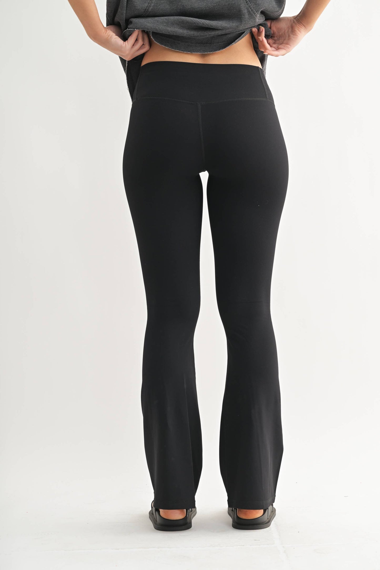 Mono B - BRONZE - Flared Fleece Leggings