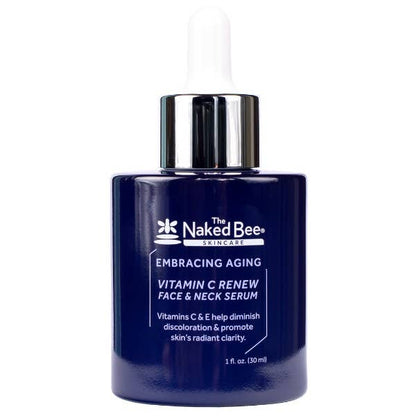 The Naked Bee - 1 oz. Embracing Aging Vitamin C Renew Face & Neck Serum